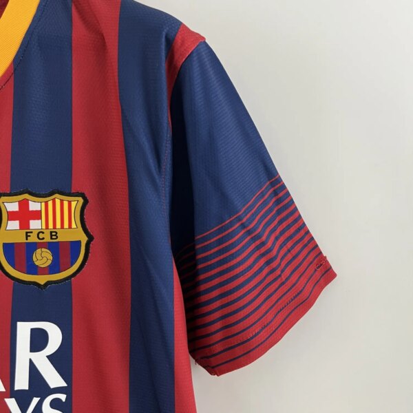 13-14 Barcelona Home Retro Jersey - Image 2