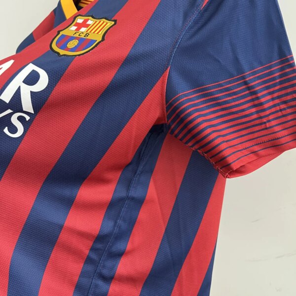 13-14 Barcelona Home Retro Jersey - Image 5