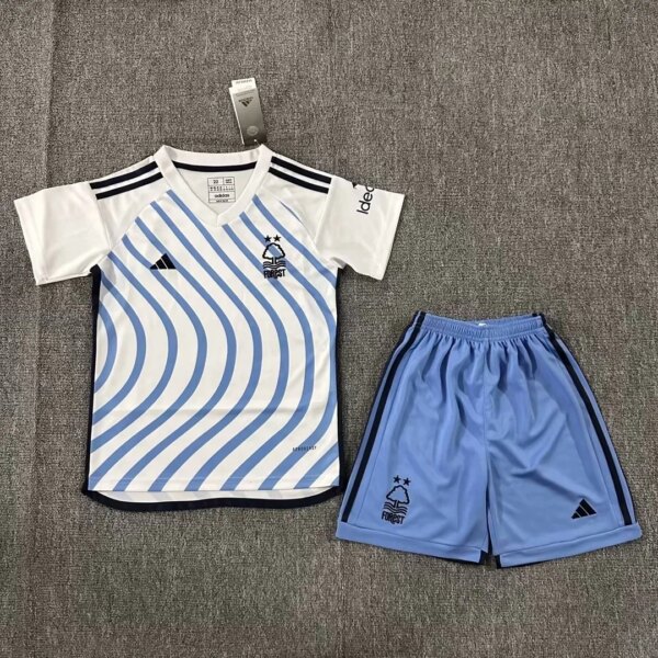 23-24 Nottingham Forest Away Kids Kit