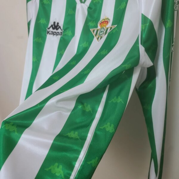 95-97 Real Betis Home Long Sleeve Retro Jersey - Image 3