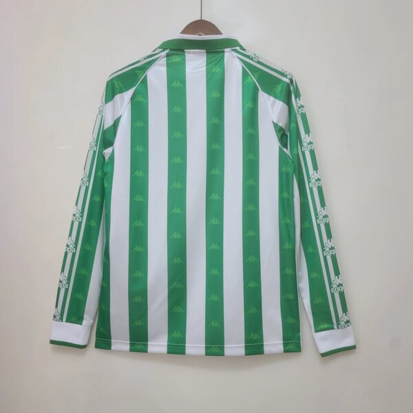 95-97 Real Betis Home Long Sleeve Retro Jersey - Image 4