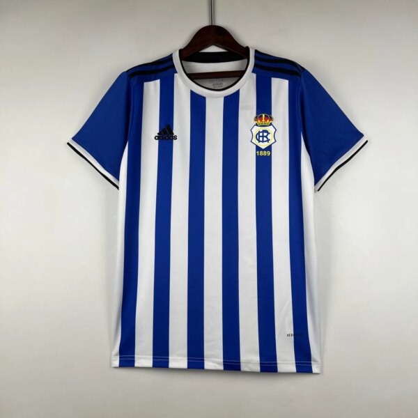 23-24 Recreativo de Huelva Home Fans Jersey