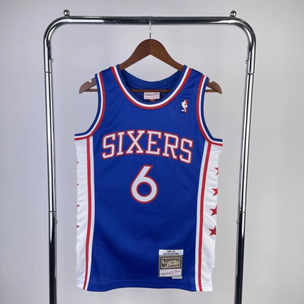 1982-83 76ers Classic Swingman NBA Jersey 6# ERVING