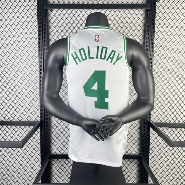 2023 Celtics Home 4# HOLIDAY NBA Jersey - Image 9