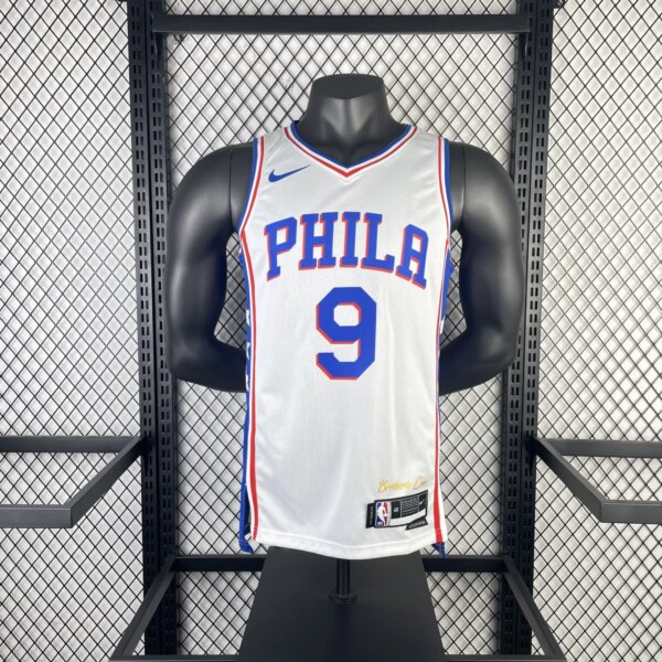 2023 76ers Home 9# OUBRE JR. NBA Jersey - Image 6