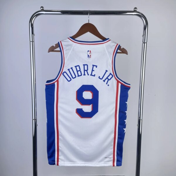 2023 76ers Home 9# OUBRE JR. NBA Jersey - Image 8