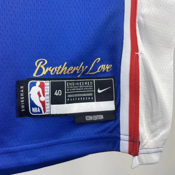 2023 76ers Away 9# OUBRE JR. NBA Jersey - Image 3