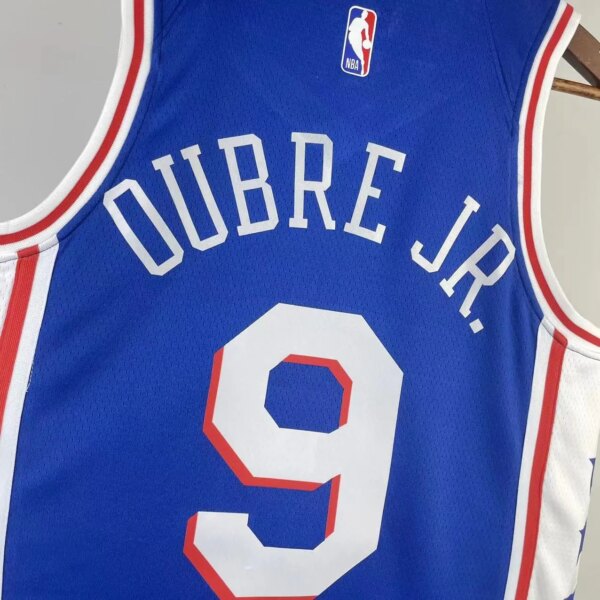 2023 76ers Away 9# OUBRE JR. NBA Jersey - Image 5