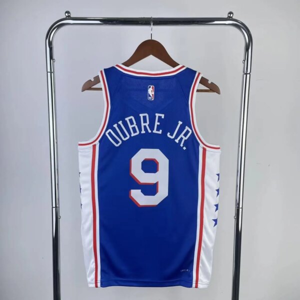 2023 76ers Away 9# OUBRE JR. NBA Jersey - Image 7