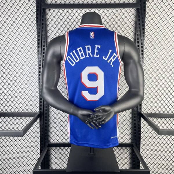2023 76ers Away 9# OUBRE JR. NBA Jersey - Image 9