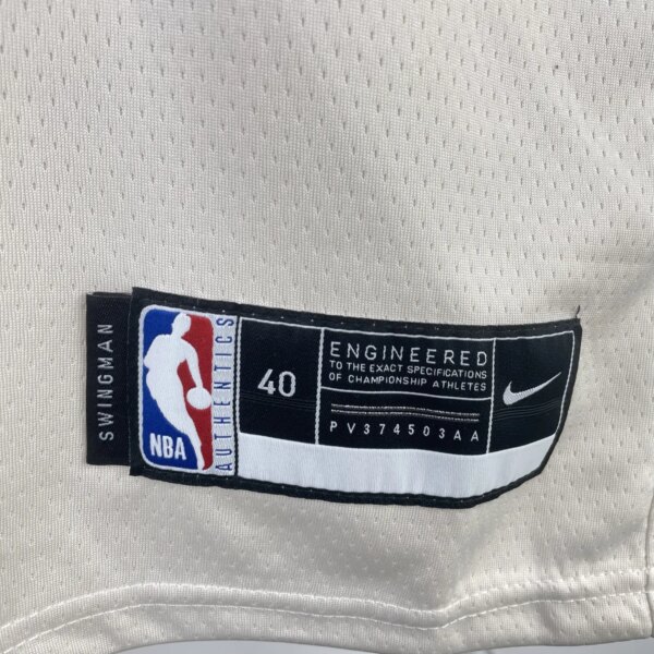 2019 Bucks White NBA Jersey - Image 2