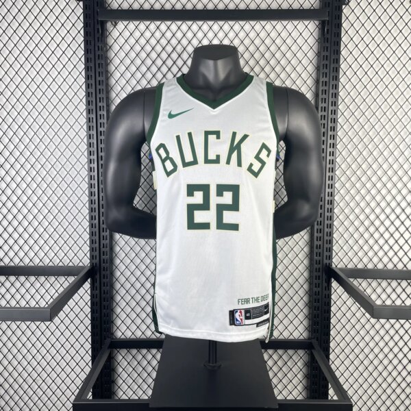 2023 Bucks Home NBA Jersey - Image 7