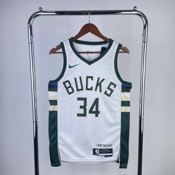 2023 Bucks Home NBA Jersey - Image 13