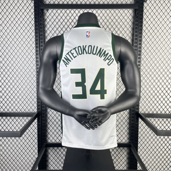 2023 Bucks Home NBA Jersey - Image 15