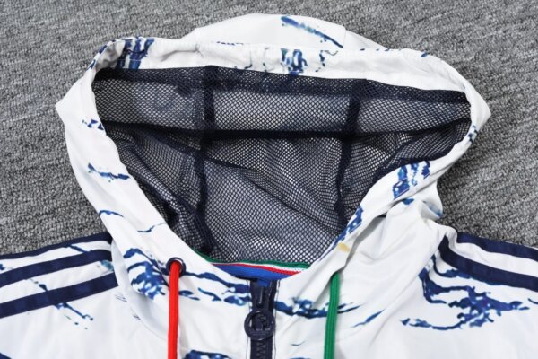 2023 Italy Player Hooded Windbreaker S-XXL - Image 3