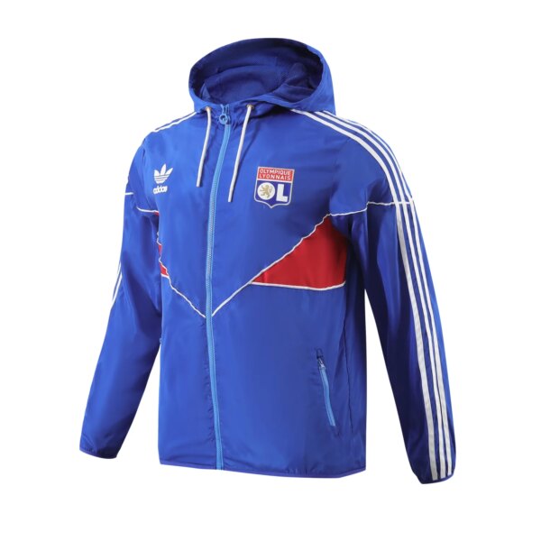 2023 Olympique Lyonnais Player Hooded Windbreaker S-XXL