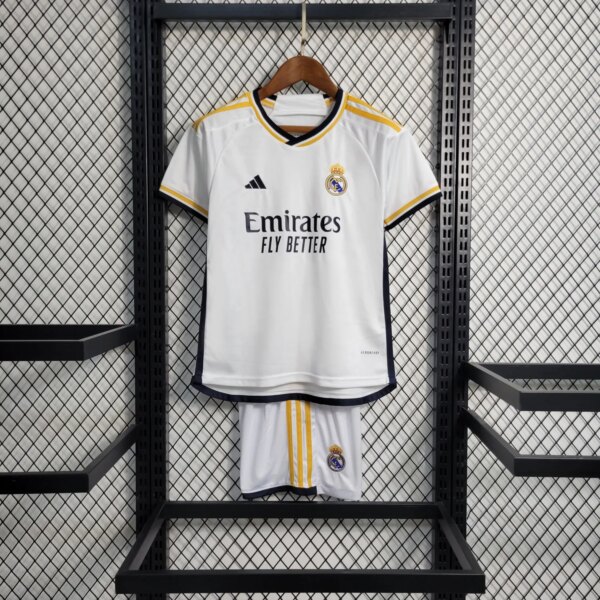 23-24 Real Madrid Home Kids Kit