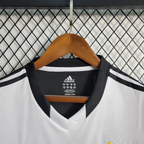 13-14 Benfica Black and White Retro Jersey - Image 2