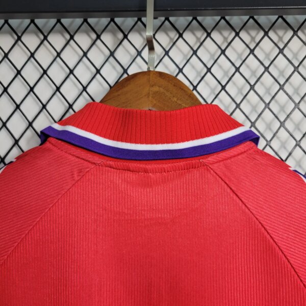 95-96 Fiorentina Red Retro Jersey - Image 2