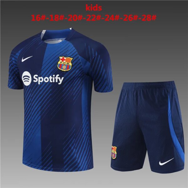 23-24 Barcelona Short Sleeve Training Suit - Image 3