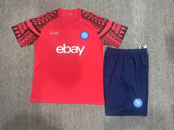 23-24 SSC Napoli Short Sleeve Training Suit - Image 4