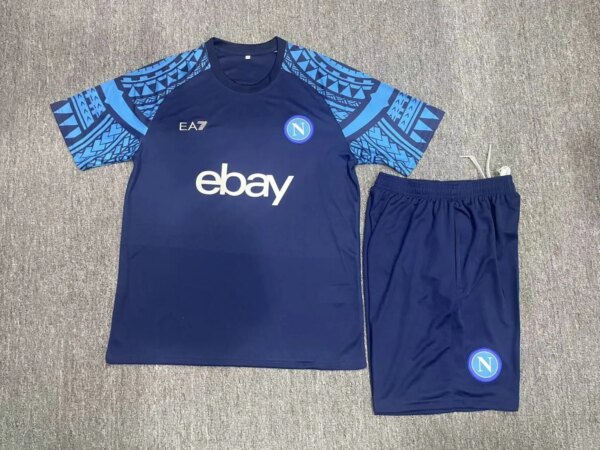 23-24 SSC Napoli Short Sleeve Training Suit - Image 4