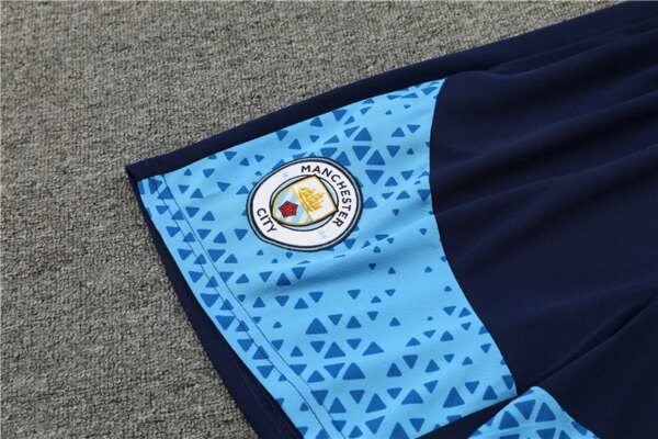 23-24 Manchester City Short Sleeve Training Suit - Image 9
