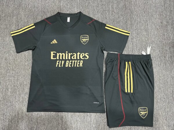 23-24 Arsenal Short Sleeve Training Suit - Image 4