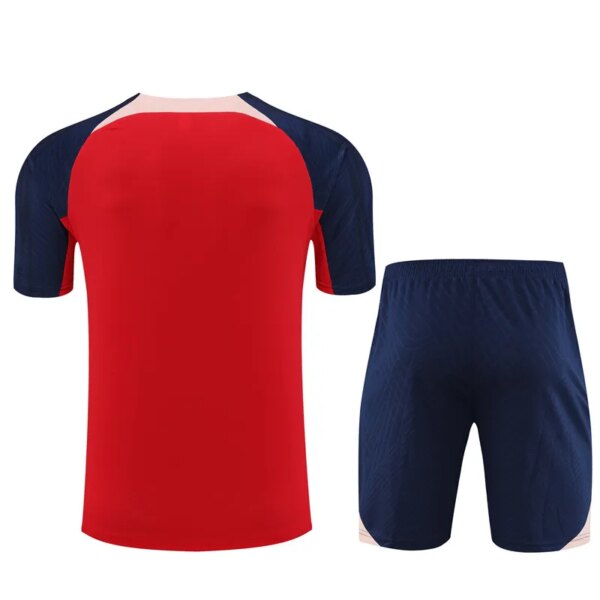 23-24 Atletico Madrid Short Sleeve Training Suit - Image 2