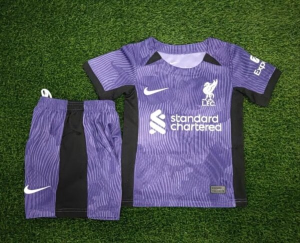 23-24 Liverpool Third Away Kid Kit