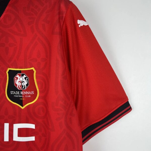 23-24 Stade Rennais Home Fans Jersey - Image 4