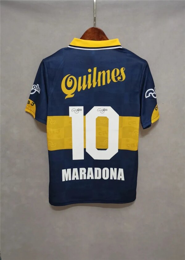 95-96 Boca Juniors Retro Home Jersey - Image 2