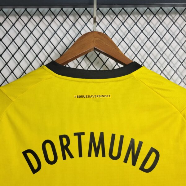 23-24 Dortmund Home Long Sleeve Fans Jersey - Image 8