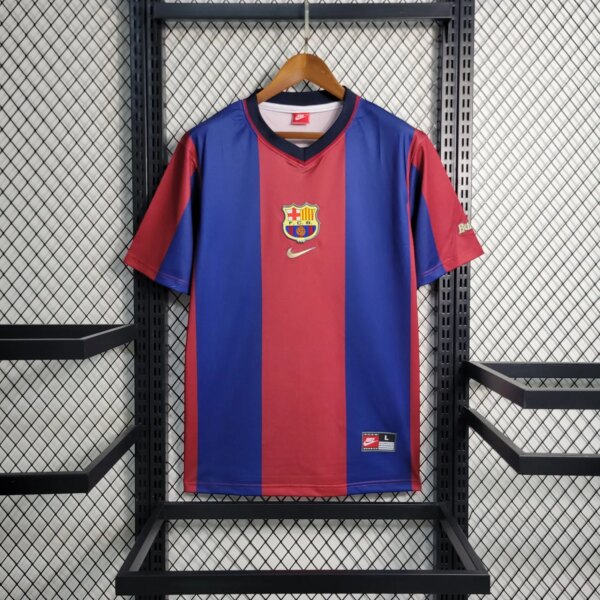 98-99 Barcelona Home Retro Jersey