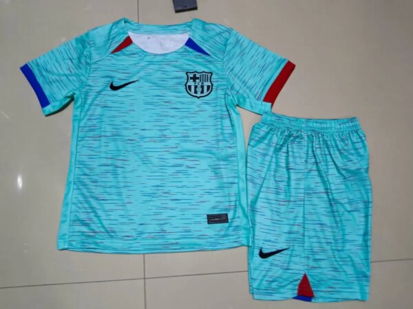 23-24 Barcelona Third  Kids Kit