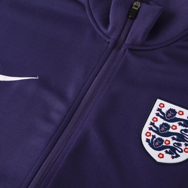 2024 England Purple Jacket Tracksuit - Image 9