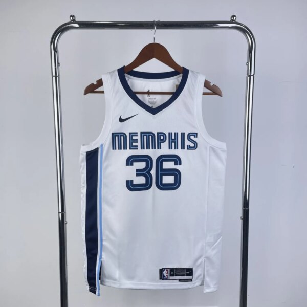 2023 Grizzlies Home 36# SMART NBA Jersey