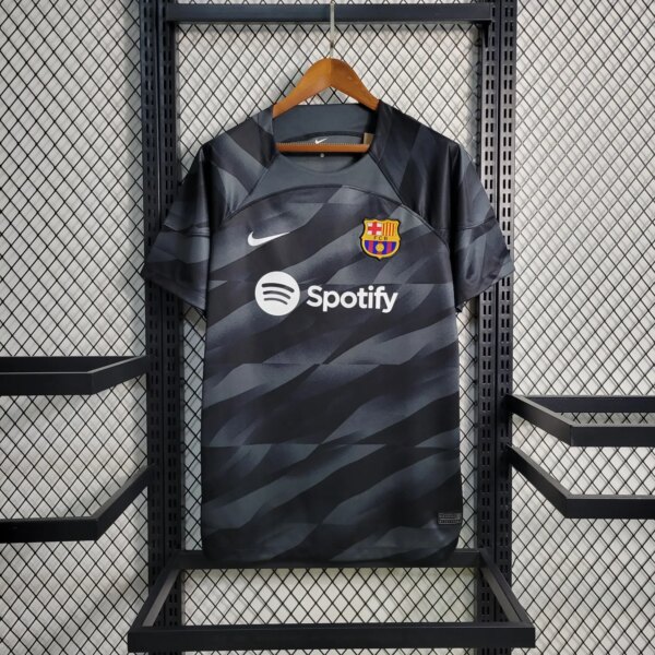 23-24 Barcelona Black GoalKeeper Fans Jersey