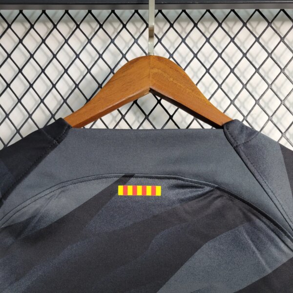 23-24 Barcelona Black GoalKeeper Fans Jersey - Image 3