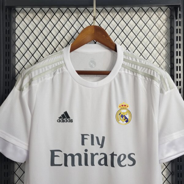 15-16 Real Madrid Home Retro Jersey - Image 2