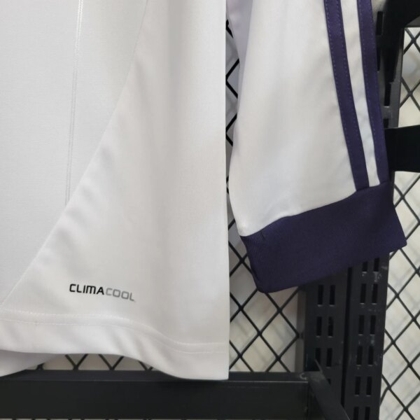 12-13 Real Madrid Home Retro Long Sleeve Jersey - Image 3