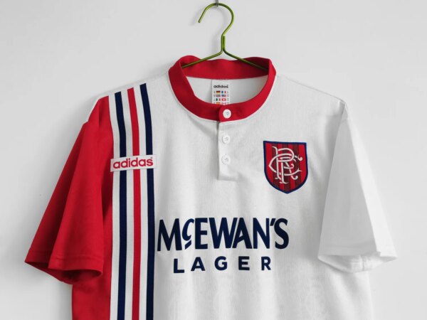 1996-97 Rangers Away Retro Jersey - Image 5