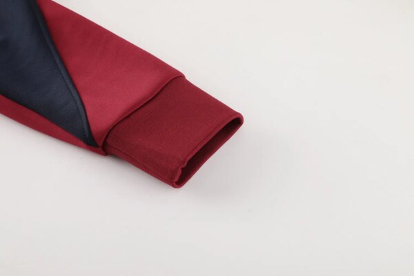 24-25 Barcelona Red and Dark Blue Jacket Tracksuit - Image 8