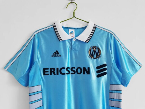 1998-99 Olympique Marseille Away Retro Jersey - Image 5