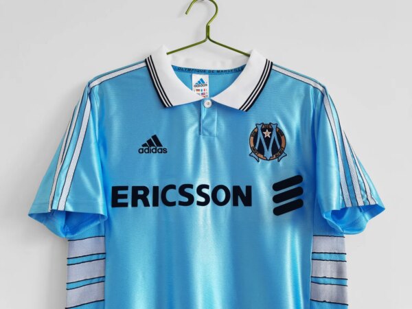 1998-99 Olympique Marseille Away Retro Jersey - Image 6