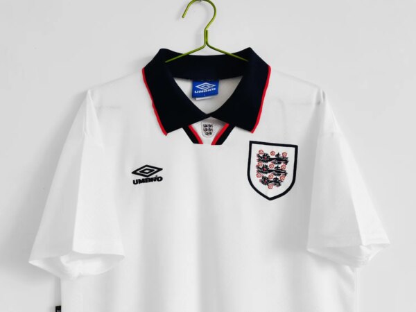 1994-95 England Home Retro Jersey - Image 5