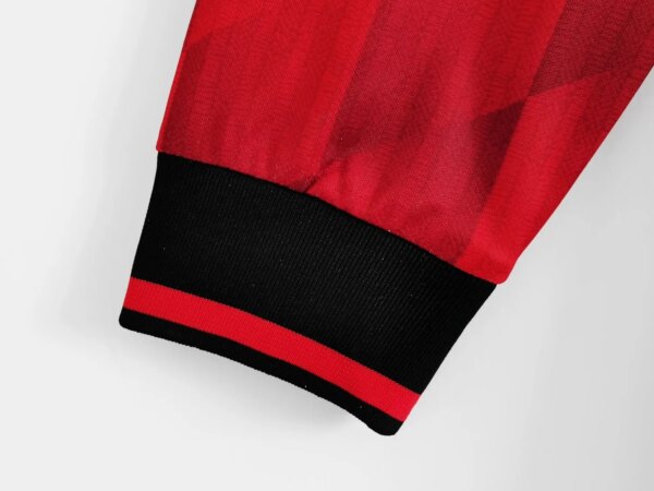 1996-97 Manchester United Home Long Sleeve Retro Jersey - Image 4