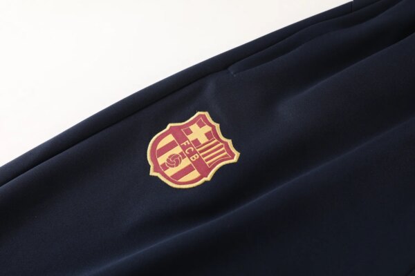 24-25 Barcelona Red and Dark Blue Jacket Tracksuit - Image 12