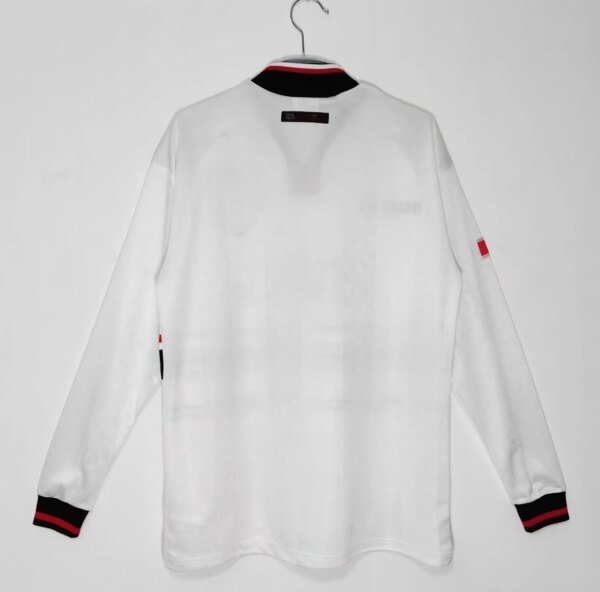 1998-99 Manchester United Away Long Sleeve Retro Jersey - Image 3