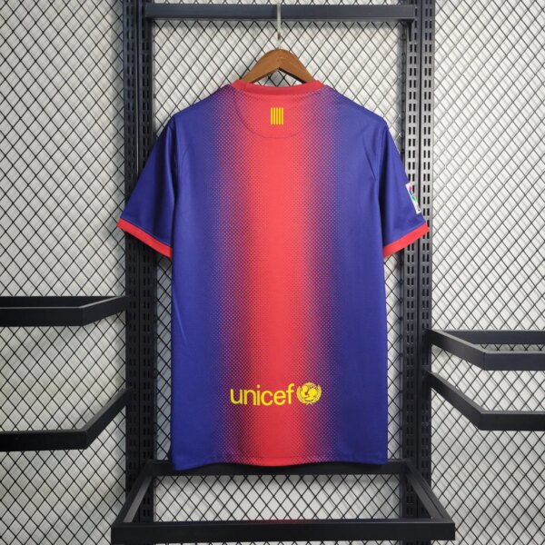 12-13 Barcelona Home Retro Jersey - Image 4